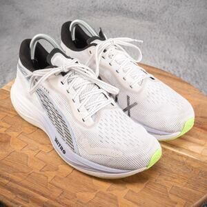 Size 8.5 - PUMA Velocity Nitro 3 White Running Shoes